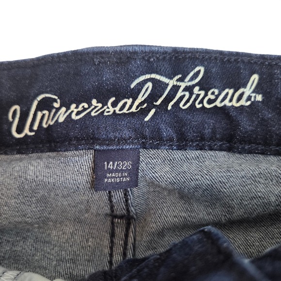 Universal Thread Womens High Rise Skinny Jeans Dark Indigo Blue Size 14/32S - Picture 5 of 9